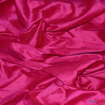 Load image into Gallery viewer, Polyester Silk Fabric | Faux Silk | Polyester Dupioni Fabric | Sample Swatch | 54&quot; Wide | Multiple Colors | Fabric mytextilefabric Sample Swatches Fuchsia 
