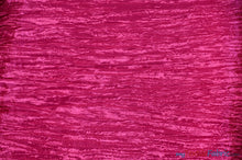 Load image into Gallery viewer, Crease Taffeta Fabric | Crush Taffeta | 52&quot; Wide | Continuous Yards | Multiple Colors | Fabric mytextilefabric Yards Fuchsia 
