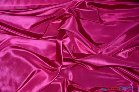 Stretch Taffeta Fabric | 60" Wide | Multiple Solid Colors | Continuous Yards | Costumes, Apparel, Cosplay, Designs | Fabric mytextilefabric Yards Fuchsia 