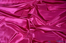 Load image into Gallery viewer, Stretch Taffeta Fabric | 60&quot; Wide | Multiple Solid Colors | Continuous Yards | Costumes, Apparel, Cosplay, Designs | Fabric mytextilefabric Yards Fuchsia 