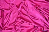 Charmeuse Satin Fabric | Silky Soft Satin | 60" Wide | Continuous Yards | Multiple Colors | Fabric mytextilefabric Yards Fuchsia 