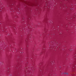 Load image into Gallery viewer, Aurora Taffeta Embroidery | Embroidered Floral Taffeta | 54&quot; Wide | Multiple Colors | Fabric mytextilefabric Yards Fuchsia 
