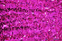 Load image into Gallery viewer, New York Dazzle Sequins Fabric | 6mm Sequins Fabric | 52&quot; Wide | Multiple Colors | Fabric mytextilefabric Yards Fuchsia 