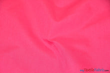 Load image into Gallery viewer, Polyester Cotton Broadcloth Fabric | 60&quot; Wide | Solid Colors | Wholesale Bolt | Multiple Colors | Fabric mytextilefabric Bolts Fuchsia 
