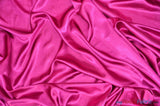 Silky Soft Medium Satin Fabric | Lightweight Event Drapery Satin | 60" Wide | Sample Swatches | Fabric mytextilefabric Sample Swatches Fuchsia 0060 