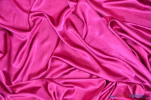 Load image into Gallery viewer, Silky Soft Medium Satin Fabric | Lightweight Event Drapery Satin | 60&quot; Wide | Sample Swatches | Fabric mytextilefabric Sample Swatches Fuchsia 0060 