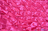 Petal Taffeta Fabric | Hanging Round Petal Taffeta | 57" Wide | Multiple Colors Fabric mytextilefabric Yards Fuchsia 