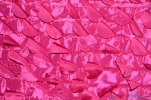 Load image into Gallery viewer, Petal Taffeta Fabric | Hanging Round Petal Taffeta | 57&quot; Wide | Multiple Colors Fabric mytextilefabric Yards Fuchsia 