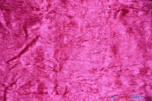 Load image into Gallery viewer, Silky Crush Satin | Crush Charmeuse Bichon Satin | 54&quot; Wide | Sample Swatches | Multiple Colors | Fabric mytextilefabric Sample Swatches Fuchsia 
