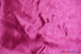 Bridal Satin Fabric | Shiny Bridal Satin | 60" Wide | Multiple Colors | Continuous Yards | Fabric mytextilefabric Yards Fuchsia 