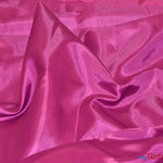 Load image into Gallery viewer, Polyester Lining Fabric | Woven Polyester Lining | 60&quot; Wide | Continuous Yards | Imperial Taffeta Lining | Apparel Lining | Tent Lining and Decoration | Fabric mytextilefabric Yards Fuchsia 

