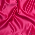 Load image into Gallery viewer, L&#39;Amour Satin Fabric | Polyester Matte Satin | Peau De Soie | 60&quot; Wide | Sample Swatch | Wedding Dress, Tablecloth, Multiple Colors | Fabric mytextilefabric Sample Swatches Fuchsia 
