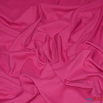 Load image into Gallery viewer, 60&quot; Wide Polyester Fabric by the Yard | Visa Polyester Poplin Fabric | Basic Polyester for Tablecloths, Drapery, and Curtains | Fabric mytextilefabric Yards Fuchsia 
