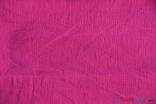 Load image into Gallery viewer, 100% Cotton Gauze Fabric | Soft Lightweight Cotton Muslin | 48&quot; Wide | Bolt Pricing | Multiple Colors Fabric mytextilefabric Bolts Fuchsia 