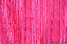 Load image into Gallery viewer, Extra Wide Italian Crush Satin | 108&quot; Wide | Multiple Colors | Fabric mytextilefabric Yards Fuchsia 
