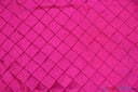 Taffeta Pintuck Fabric | 2"x2" Diamond | Diamond Taffeta Fabric | 54" Wide | Multiple Colors | Fabric mytextilefabric Yards Fuchsia 