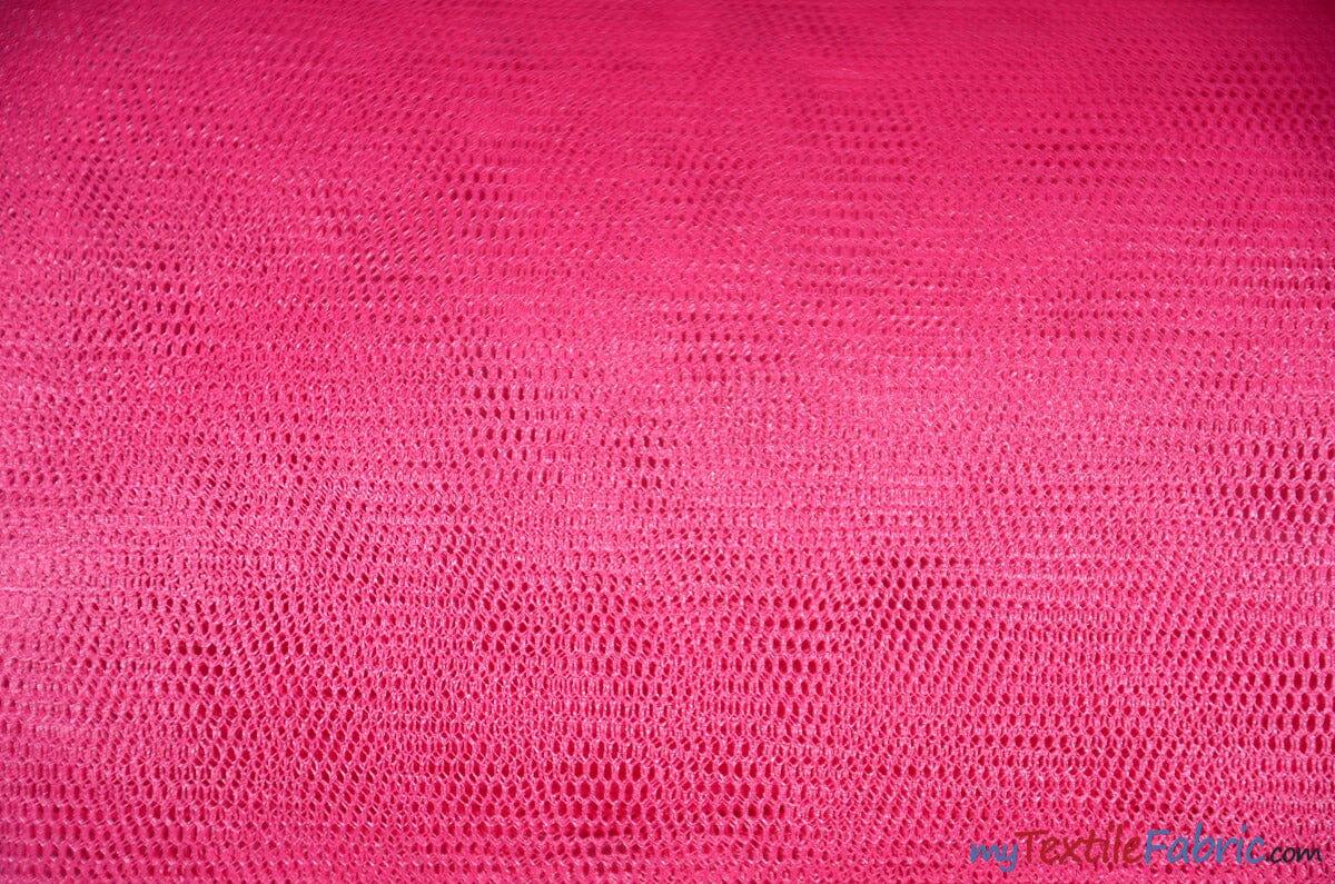 Hard Net Crinoline Fabric | Petticoat Fabric | 54" Wide | Stiff Netting Fabric is Traditionally used to give Volume to Dresses Fabric mytextilefabric Yards Fuchsia 