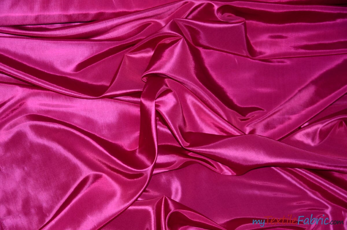Taffeta Fabric | Two Tone Taffeta Fabric | Non Stretch Taffeta | 60" Wide | Multiple Solid Colors | Wholesale Bolt | Fabric mytextilefabric Bolts Fuchsia 