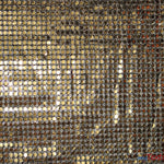 Load image into Gallery viewer, Confetti Dot Sequins Fabric | 6mm Sequins Fabric | 45&quot; Wide | Glued 6mm Sequins Fabric | Costume Cosplay Fashion Decoration | Fabric mytextilefabric Yards Gold Black 
