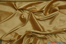 Load image into Gallery viewer, Taffeta Fabric | Two Tone Taffeta Fabric | Non Stretch Taffeta | 60&quot; Wide | Multiple Solid Colors | Wholesale Bolt | Fabric mytextilefabric Bolts Gold 
