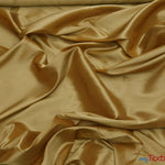 Load image into Gallery viewer, Taffeta Fabric | Two Tone Taffeta Fabric | Non Stretch Taffeta | 60&quot; Wide | Multiple Solid Colors | Wholesale Bolt | Fabric mytextilefabric Bolts Gold 
