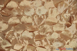 Petal Taffeta Fabric | Hanging Round Petal Taffeta | 57" Wide | Multiple Colors Fabric mytextilefabric Yards Gold 