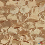 Load image into Gallery viewer, Petal Taffeta Fabric | Hanging Round Petal Taffeta | 57&quot; Wide | Multiple Colors Fabric mytextilefabric Yards Gold 
