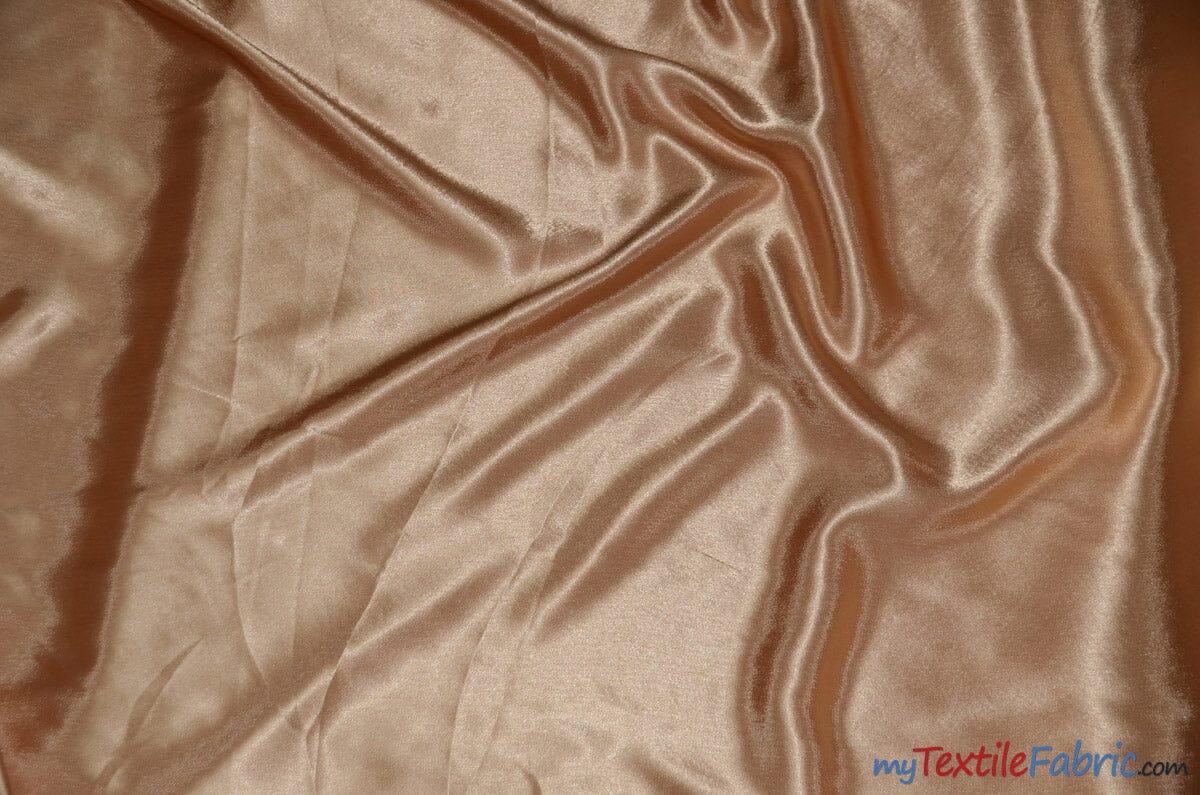 Crepe Back Satin | Korea Quality | 60" Wide | Sample Swatch | Multiple Colors | Fabric mytextilefabric Sample Swatches Gold 