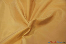 Load image into Gallery viewer, Polyester Silky Habotai Lining | 58&quot; Wide | Super Soft and Silky Poly Habotai Fabric | Sample Swatch | Digital Printing, Apparel Lining, Drapery and Decor | Fabric mytextilefabric Sample Swatches Gold 