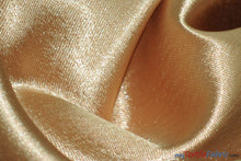 Load image into Gallery viewer, Superior Quality Crepe Back Satin | Japan Quality | 60&quot; Wide | Sample Swatch | Multiple Colors | Fabric mytextilefabric Sample Swatches Gold 
