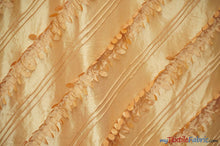 Load image into Gallery viewer, Forest Taffeta Embroidery | Hanging Leaf Taffeta | 54&quot; Wide | Multiple Colors | Fabric mytextilefabric Yards Gold 
