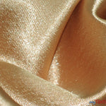 Load image into Gallery viewer, Superior Quality Crepe Back Satin | Japan Quality | 60&quot; Wide | Continuous Yards | Multiple Colors | Fabric mytextilefabric Yards Gold 
