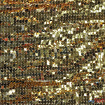 Load image into Gallery viewer, New York Dazzle Sequins Fabric | 6mm Sequins Fabric | 52&quot; Wide | Multiple Colors | Fabric mytextilefabric Yards Gold 
