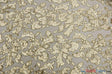 Wendy Lace Sequins Fabric | Bridal Metallic Lace with Sequins | 54" Wide | Multiple Colors | Silver and Gold Fabric mytextilefabric Yards Gold 