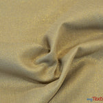 Load image into Gallery viewer, Metallic Foil Rustic Linen Fabric | Imitation Linen Fabric | Faux Linen Fabric | 58&quot; Wide | 5 Colors | Fabric mytextilefabric Yards Gold 
