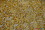 Crushed Triple Velvet | Crush Velvet Fabric | 45" Wide | Original Crushed Plush Velvet | Multiple Colors | Fabric mytextilefabric Yards Gold 