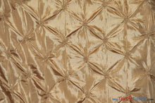 Load image into Gallery viewer, Pinwheel Taffeta Fabric | Button Taffeta Fabric | 48&quot; Wide | Multiple Colors | Fabric mytextilefabric Yards Gold 