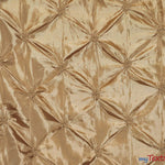 Load image into Gallery viewer, Pinwheel Taffeta Fabric | Button Taffeta Fabric | 48&quot; Wide | Multiple Colors | Fabric mytextilefabric Yards Gold 
