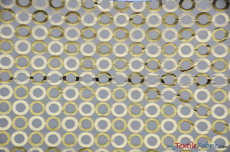 Metallic Contempo Brocade | Contempo Jacquard | 60" Wide | Drapery, Curtains, Tablecloth, Costume | Multiple Colors | Fabric mytextilefabric 3"x3" Sample Swatch Gold 