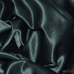 Load image into Gallery viewer, L&#39;Amour Satin Fabric | Polyester Matte Satin | Peau De Soie | 60&quot; Wide | Sample Swatch | Wedding Dress, Tablecloth, Multiple Colors | Fabric mytextilefabric Sample Swatches Grey 
