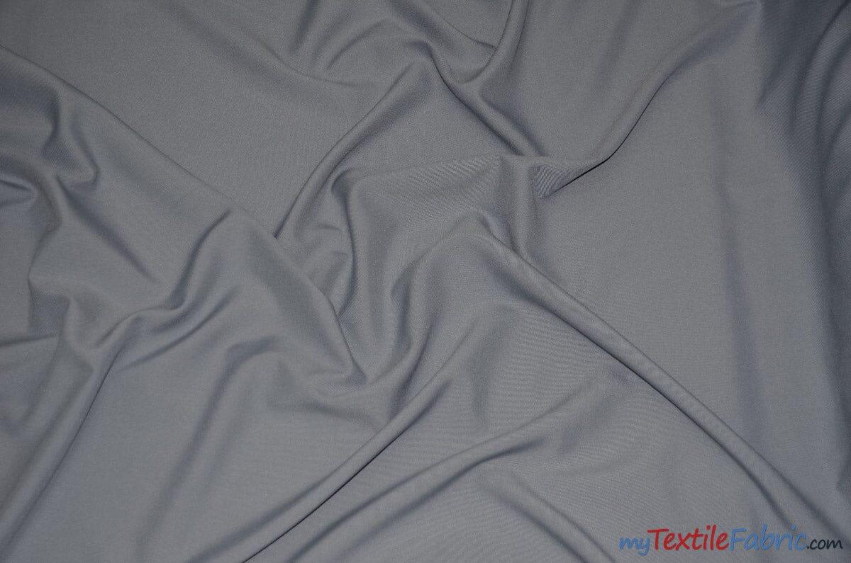 60" Wide Polyester Fabric Sample Swatches | Visa Polyester Poplin Sample Swatches | Basic Polyester for Tablecloths, Drapery, and Curtains | Fabric mytextilefabric Sample Swatches Grey 