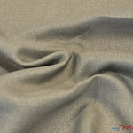 Load image into Gallery viewer, Metallic Foil Rustic Linen Fabric | Imitation Linen Fabric | Faux Linen Fabric | 58&quot; Wide | 5 Colors | Fabric mytextilefabric Yards Grey 
