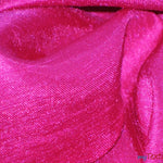 Load image into Gallery viewer, Shantung Satin Fabric | Satin Dupioni Silk Fabric | 60&quot; Wide | Multiple Colors | Sample Swatch | Fabric mytextilefabric Sample Swatches Hot Pink 
