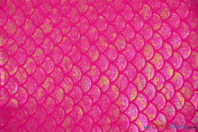 Load image into Gallery viewer, 4 Way Stretch Dancewear Fabric | Paradise Mermaid Hologram Spandex | 58/60&quot; Wide | Multiple Colors | Fabric mytextilefabric Yards Hot Pink 