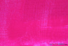 Load image into Gallery viewer, Crystal Organza Fabric | Sparkle Sheer Organza | 60&quot; Wide | Wholesale Bolt | Multiple Colors | Fabric mytextilefabric Bolts Hot Pink 