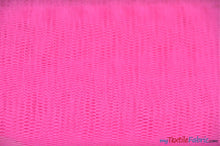 Load image into Gallery viewer, Hard Net Crinoline Fabric | Petticoat Fabric | 54&quot; Wide | Stiff Netting Fabric is Traditionally used to give Volume to Dresses Fabric mytextilefabric Yards Hot Pink 