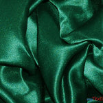 Load image into Gallery viewer, L&#39;Amour Satin Fabric | Polyester Matte Satin | Peau De Soie | 60&quot; Wide | Sample Swatch | Wedding Dress, Tablecloth, Multiple Colors | Fabric mytextilefabric Sample Swatches Hunter Green 
