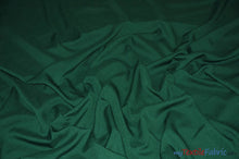 Load image into Gallery viewer, Scuba Double Knit Fabric | Basic Wrinkle Free Polyester Fabric with Mechanical Stretch | 60&quot; Wide | Multiple Colors | Poly Knit Fabric | Fabric mytextilefabric Yards Hunter Green 
