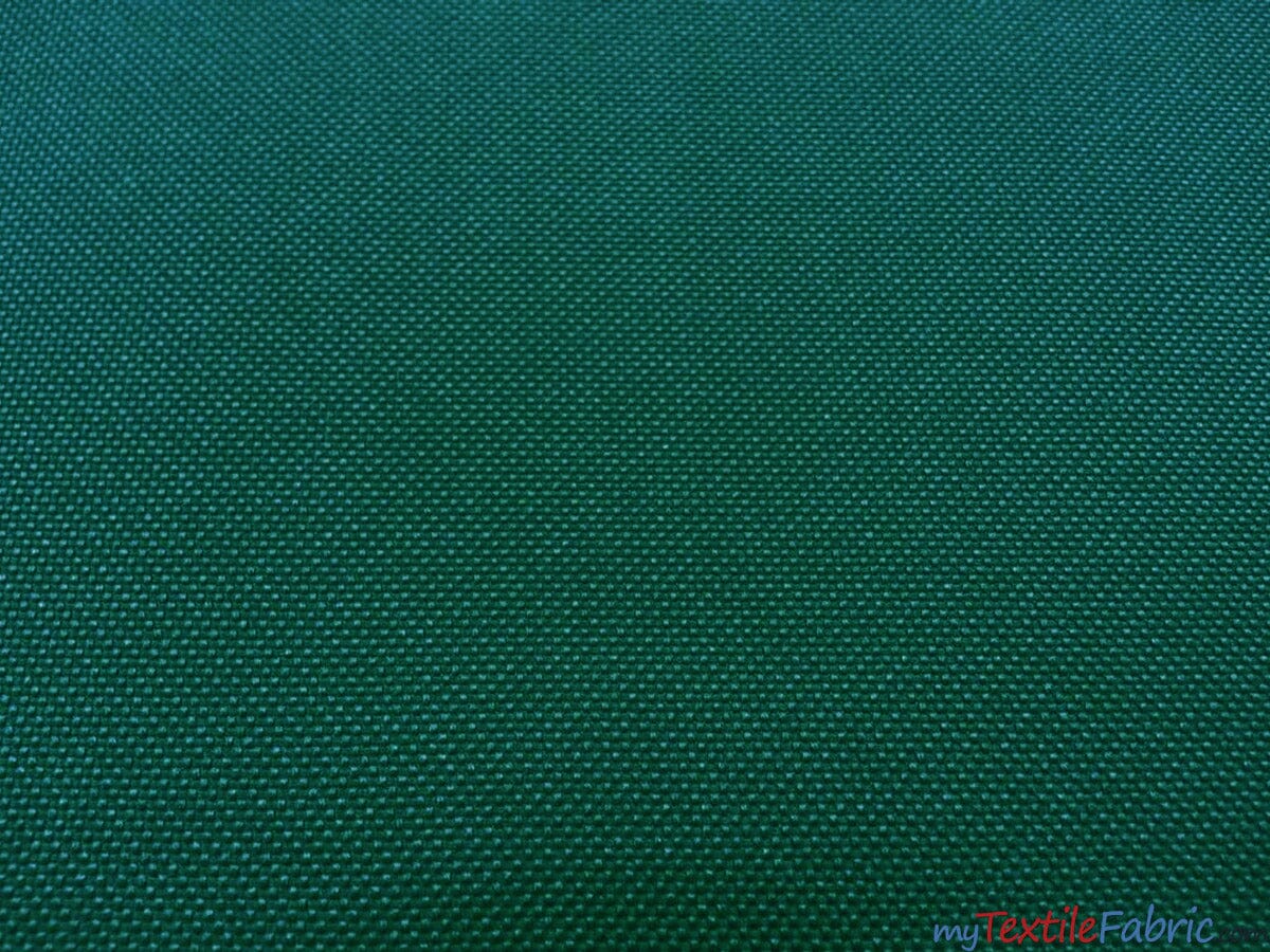 Waterproof Sun Repellent Canvas Fabric | 58" Wide | 100% Polyester | Great for Outdoor Waterproof Pillows, Tents, Covers, Bags, Patio Fabric mytextilefabric Yards Hunter Green 
