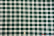 Gingham Checkered Fabric | Polyester Picnic Checkers | 1" x 1" | 60" Wide | Tablecloths, Curtains, Drapery, Events, Apparel | Fabric mytextilefabric Yards Hunter Green White 